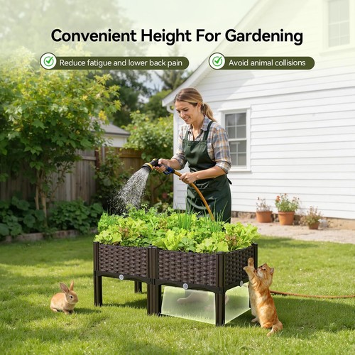 Outdoor raised garden - raised,