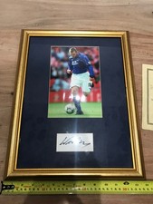 Wayne Rooney Everton FC Autographed Photo  Frame Photograph   with COA