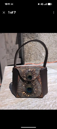 Vintage 1960s peacock feather - 1960s,
