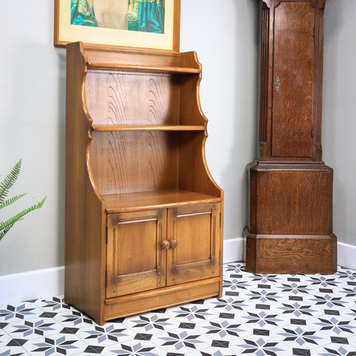 Ercol bookcase waterfall - bookcase,
