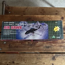 Vintage Toy Helicopter Black Blue Thunder Bell Cobra 22” long battery Knockoff