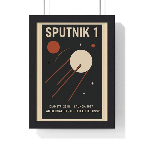 Sputnik poster wall art - wall,