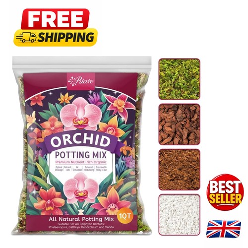 Organic orchid potting mix - organic,
