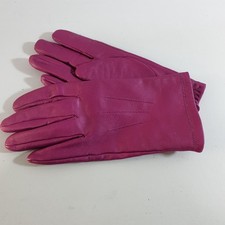 M&S Ladies Leather Gloves Pink