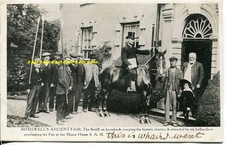 Rothwell,Ancient Fair,The Bailiff  carrying the Charter at the Manor House,B8007
