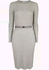 Ted Baker Gjessi Long Sleeve Ribbed Fine Knitted Jumper Bodycon  Dress SIZE  14