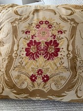 Laura Ashley gold embroidered