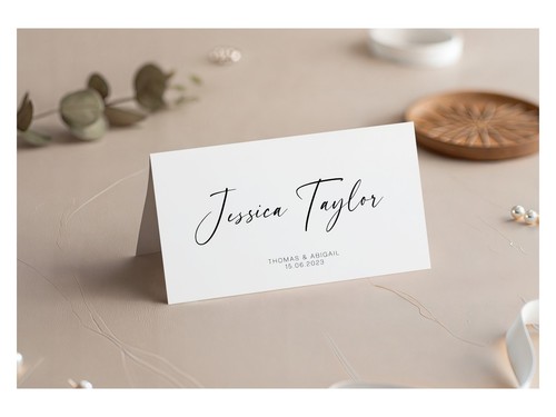 Personalised place cards - personalised,