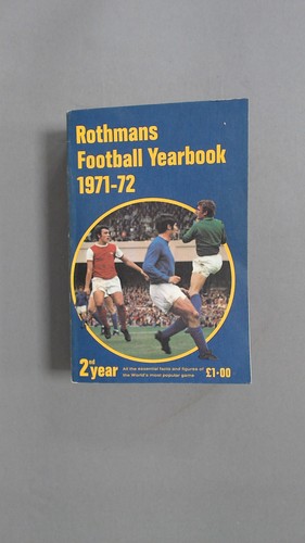 Rothmans football year book - football,