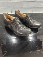 Clarks Artisan Unstructured Ladies Black Leather Shoes UK 5