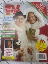 TV Times Magazine Double Issue Christmas 1988 Minder Harrison Ford Good Conditio