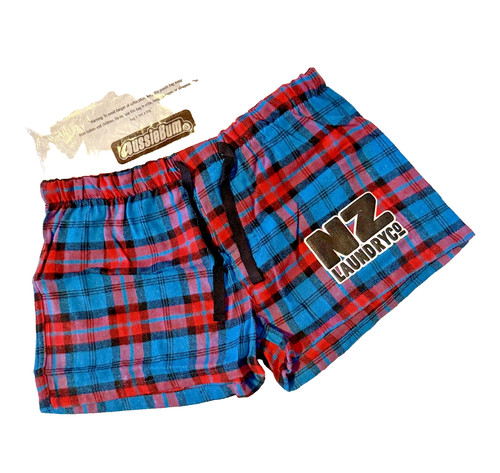 Mens pyjamas shorts blue red - mens,