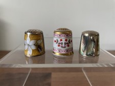 3  X Collectible Thimbles
