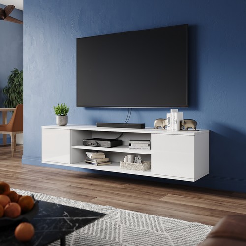 High gloss white floating - gloss,