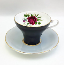 Aynsley Black & Grey 180ml Tea