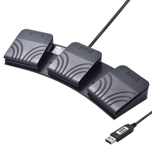 Powboro usb foot switch triple - usb,
