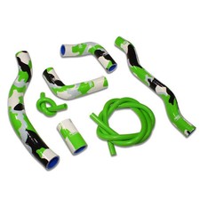 GREEN CAMO Samco Rad Hoses fit