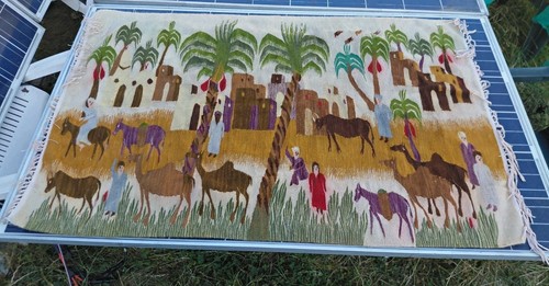 1900 egyptian kilim tapestry - egyptian,
