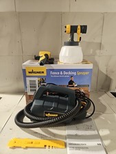 Wagner 230V Fence Decking Sprayer 1.4L Tank, 1.8m Hose, 460W