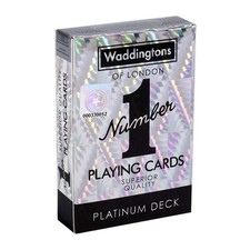 Classic Platinum Waddingtons Number 1 Playing Cards