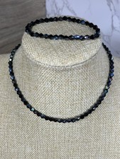 Vintage Black Petrol Glass