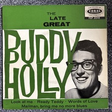 Buddy Holly - The Late Great Buddy Holly EP 7” Vinyl Record Single EP VG+