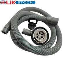 56mm 2.2" Sink Waste Fitting & 1.5M Water Pipe for Boat Caravan Motorhome RV New