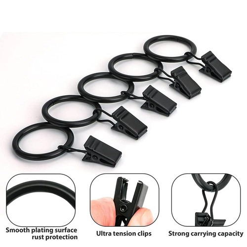 Heavy duty metal curtain - heavy, rings