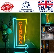 Eye-Catching Cinema Neon Sign