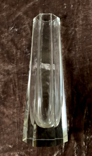 Vintage art deco clear faceted - art,