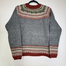 Vintage Fair Isle Knit Sweater