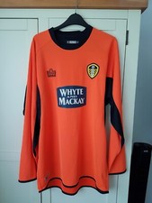 Leeds United Goalkeeper Shirt 2005. Medium. Original Orange Football Top Only M.