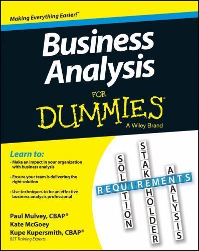 Business analysis for - analysis,