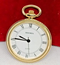 SEKONDA Mens Gold Plated Open