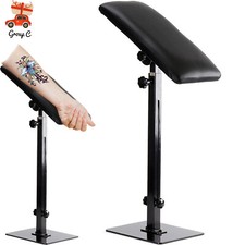 Iron Tattoo Arm Leg Rest Full Armrest Tattoo Stand Adjustable Height Heavy Duty 