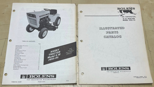 Vtg bolens 1970s husky tractor - 1970s,