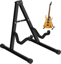 FOLDING GUITAR STAND FOLDABLE A-FRAME MUSIC FLOOR ELECTRIC ACOUSTIC BASS NEW