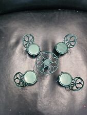 Sylvanian Families Green Ornate Garden Table & 4 Chairs Patio Set & Accessories