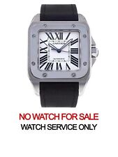 Watch Service Repair & Full Polish - 1 Year Warranty For Cartier Santos 100