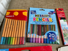 JOB LOT COLOUR PENCILS FOUND