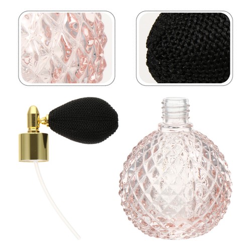 Refillable pink glass - pink, perfume