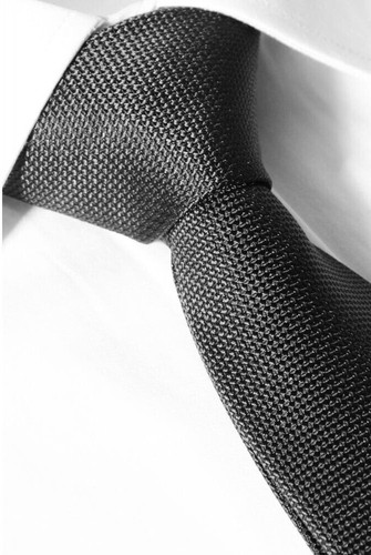 Plain black tie - plain,