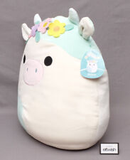SQUISHMALLOWS BELANA THE COW FLORAL SPRING SQUAD EDITION 16 INCH SUPERCUTE NEW