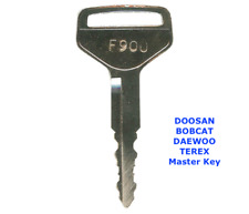  F900 DOOSAN BOBCAT DAEWOO TEREX Master Plant Excavator Dumper Digger Key 