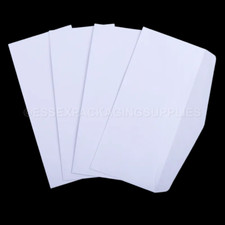 DL PLAIN ENVELOPES WHITE SELF