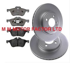 FOR MINI ONE R50 R53 COOPER 1.6 (01-07) FRONT VENTED BRAKE DISCS & PADS SET