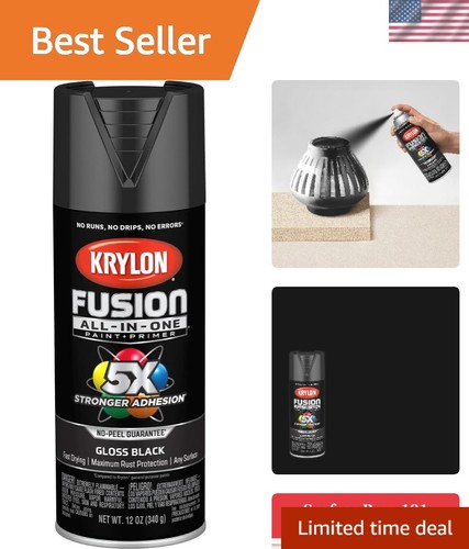 Fast drying gloss black - fast-drying, oz