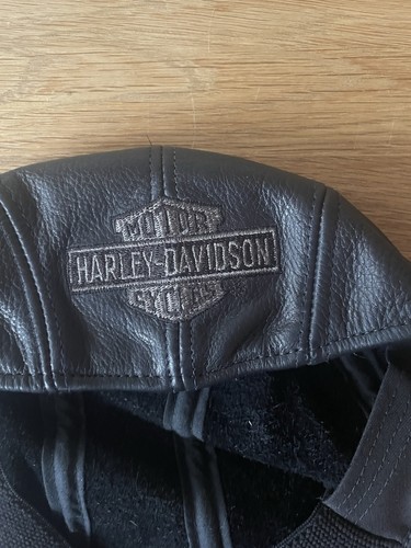 Leather harley davidson flat - leather,