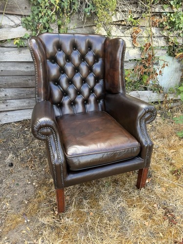 Chesterfield wingback chair - wingback,