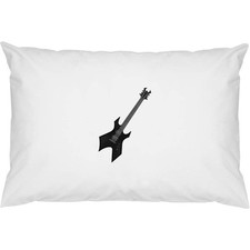 2 x 'Heavy Metal Guitar' Cotton Pillow Cases (PW00042353)